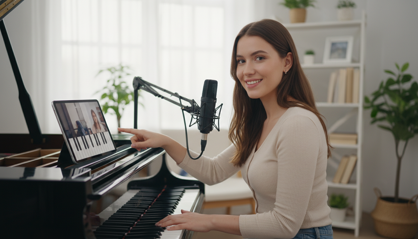 Lekcje fortepianu online: jak zacząć i skutecznie się uczyć