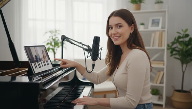 Lekcje fortepianu online: jak zacząć i skutecznie się uczyć