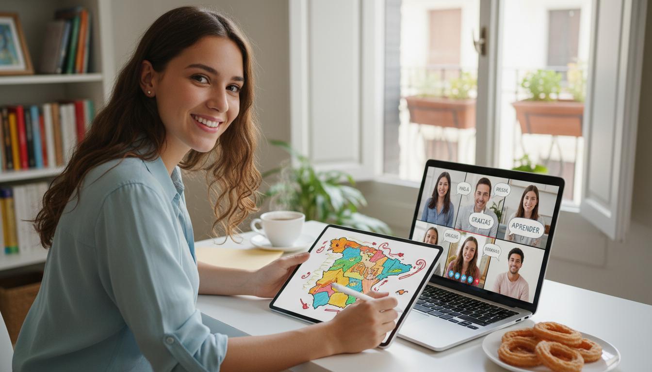 Lekcje hiszpańskiego online: jak efektywnie uczyć się z domu