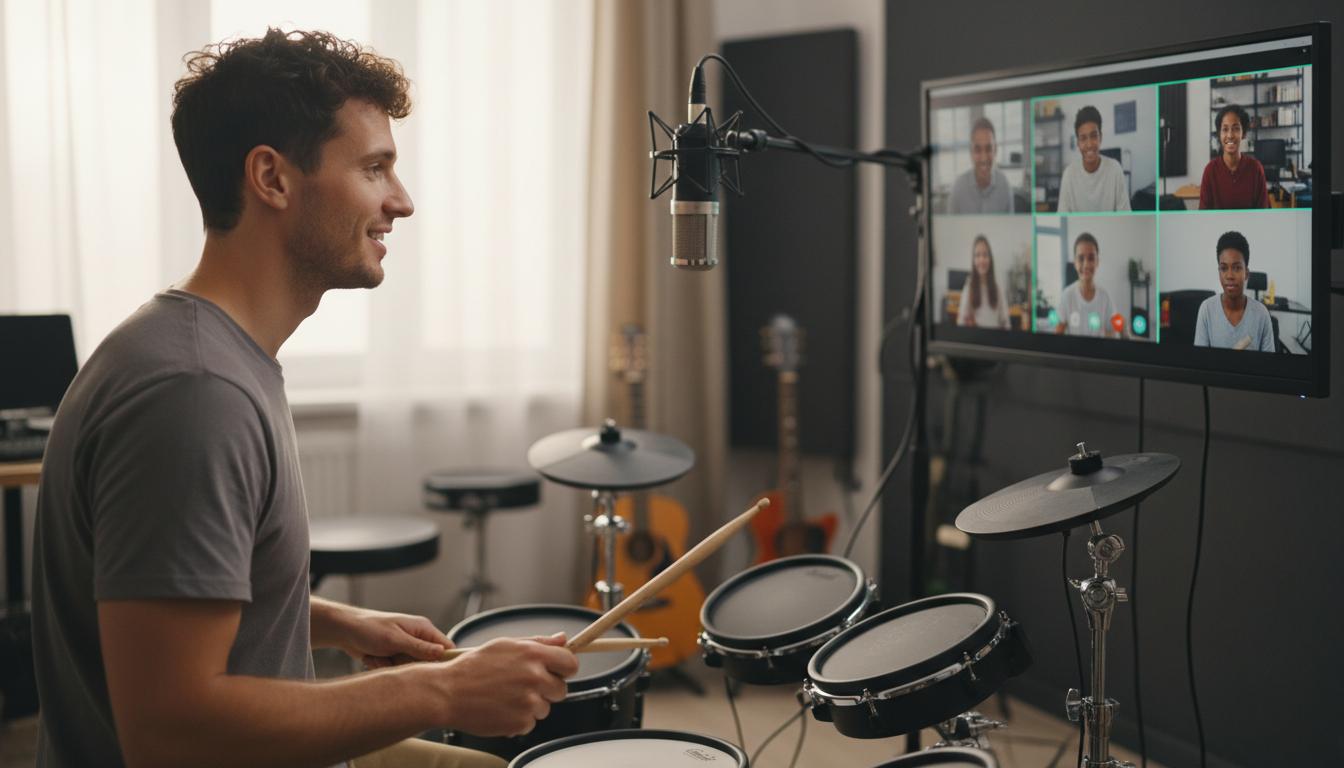 Lekcje perkusji online: praktyczny przewodnik dla początkujących