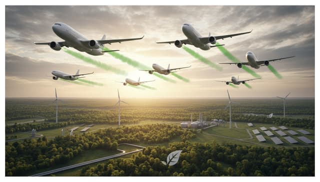 Loty biopaliwo: jak zrównoważony rozwój zmienia lotnictwo