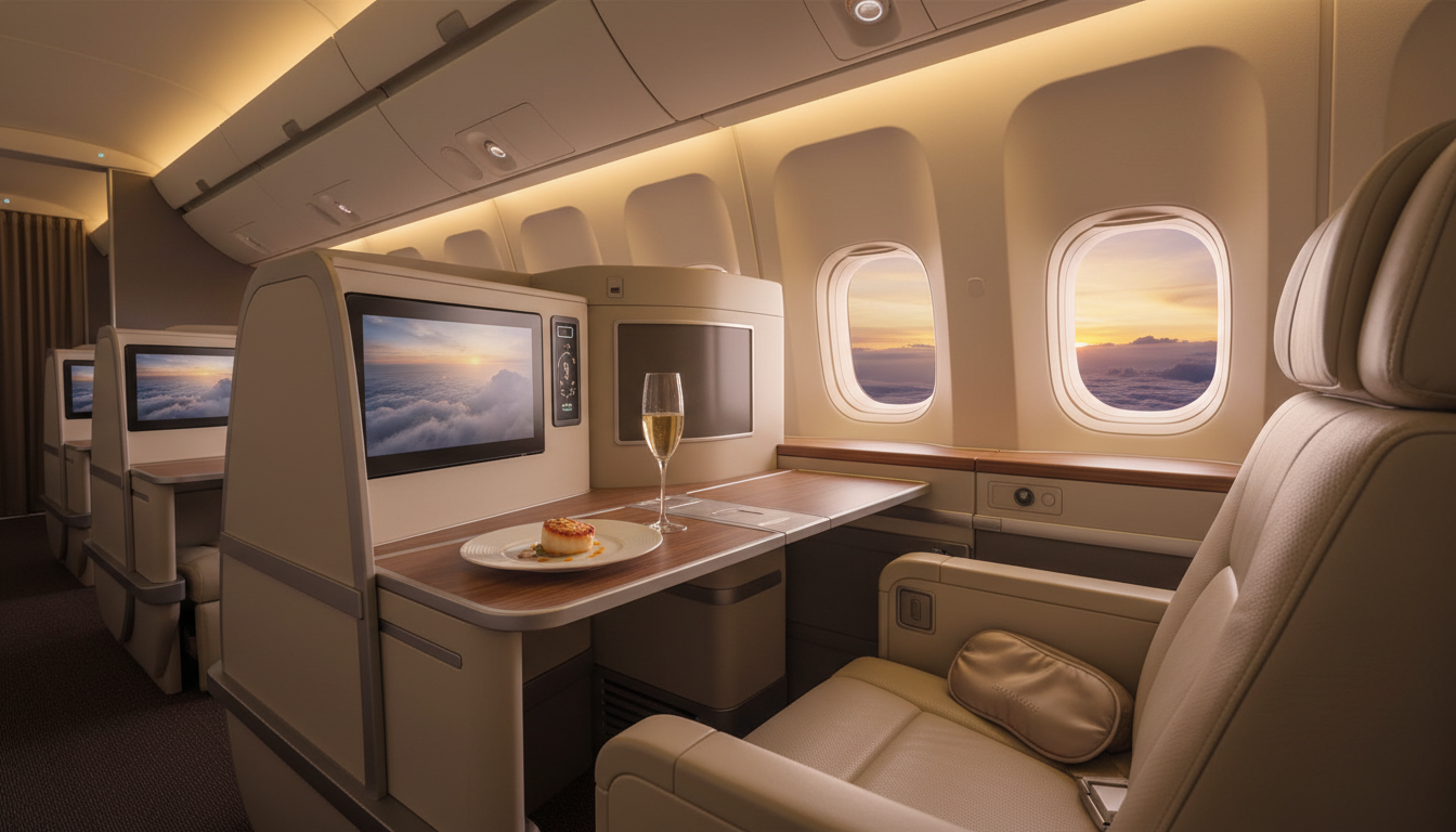 Loty pierwsza klasa w 2026 naprawdę się opłacają — kiedy?