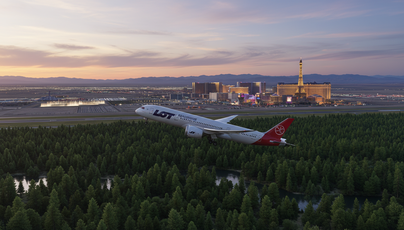 Loty Polska Las Vegas 2026 taniej niż z biurem podróży