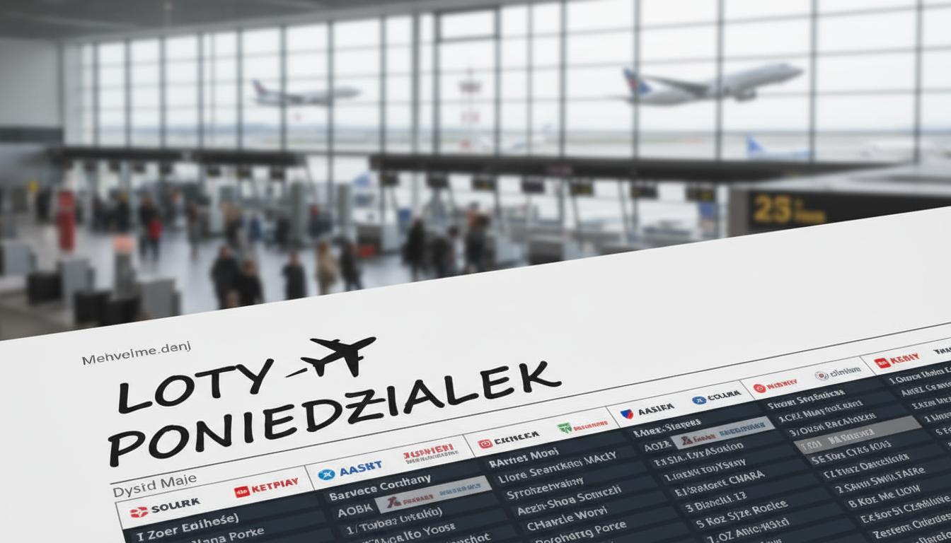 Loty poniedziałek: jak zaplanować podróż na początku tygodnia