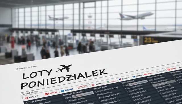 Loty poniedziałek: jak zaplanować podróż na początku tygodnia