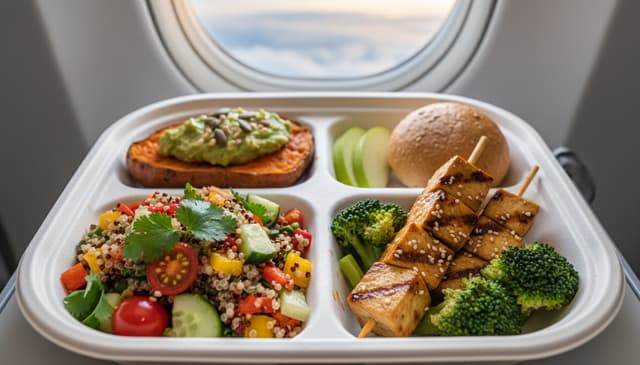 Loty wegetariańskie: praktyczny przewodnik po wyborze posiłków na pokładzie