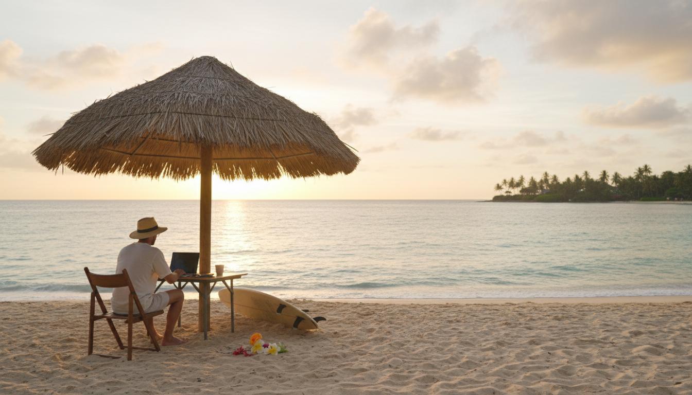 Loty workation krok po kroku: jak efektywnie połączyć pracę z podróżą