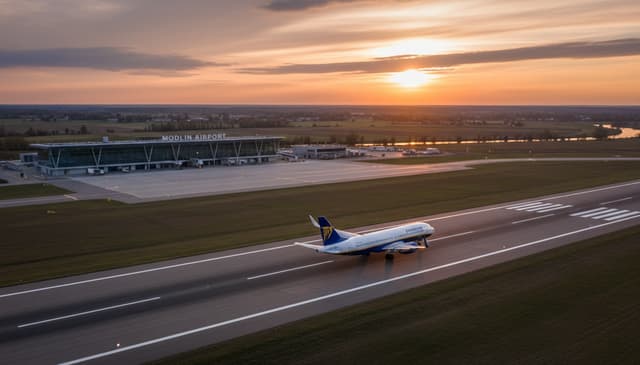 Loty z Modlina: praktyczny przewodnik dla podróżnych w 2024 roku