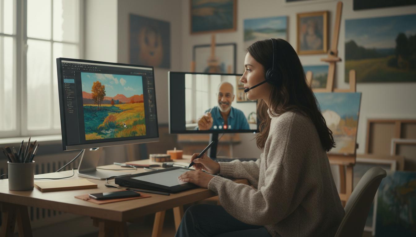 Malarstwo online korepetycje: jak skutecznie rozwijać swoje umiejętności