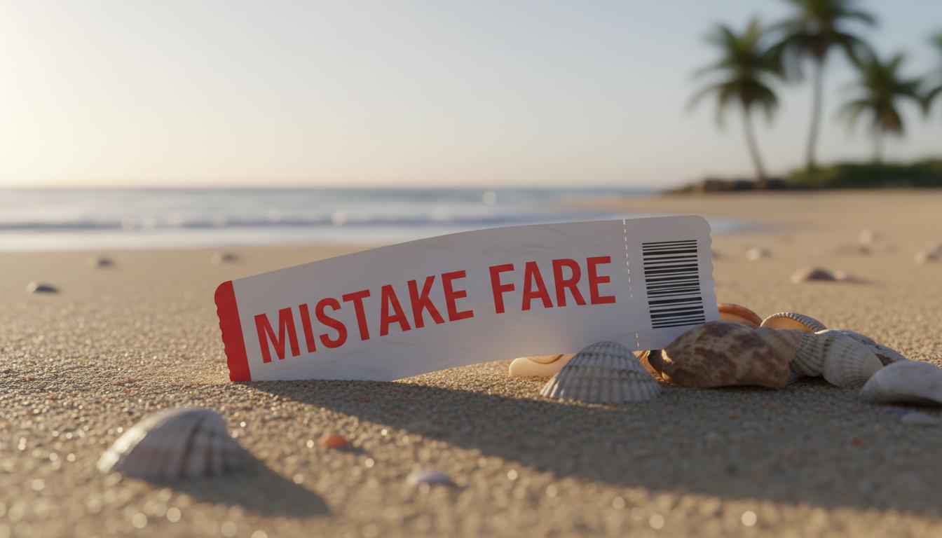 Mistake fare: jak znaleźć i skorzystać z błędnych ofert lotniczych