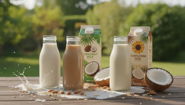 Mleko roślinne: przewodnik po rodzajach i zastosowaniach w kuchni