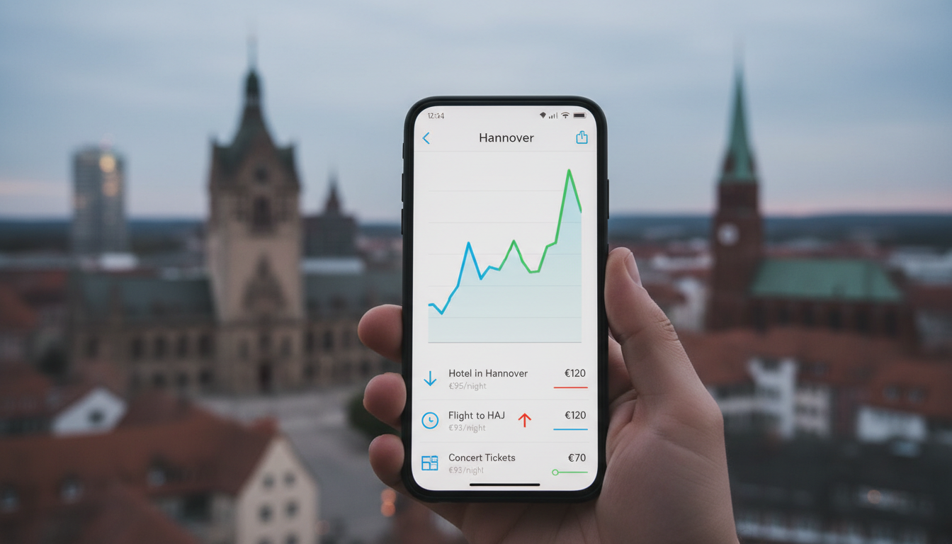 Monitoruj ceny Hannover i kup bilet w momencie, nie w panice