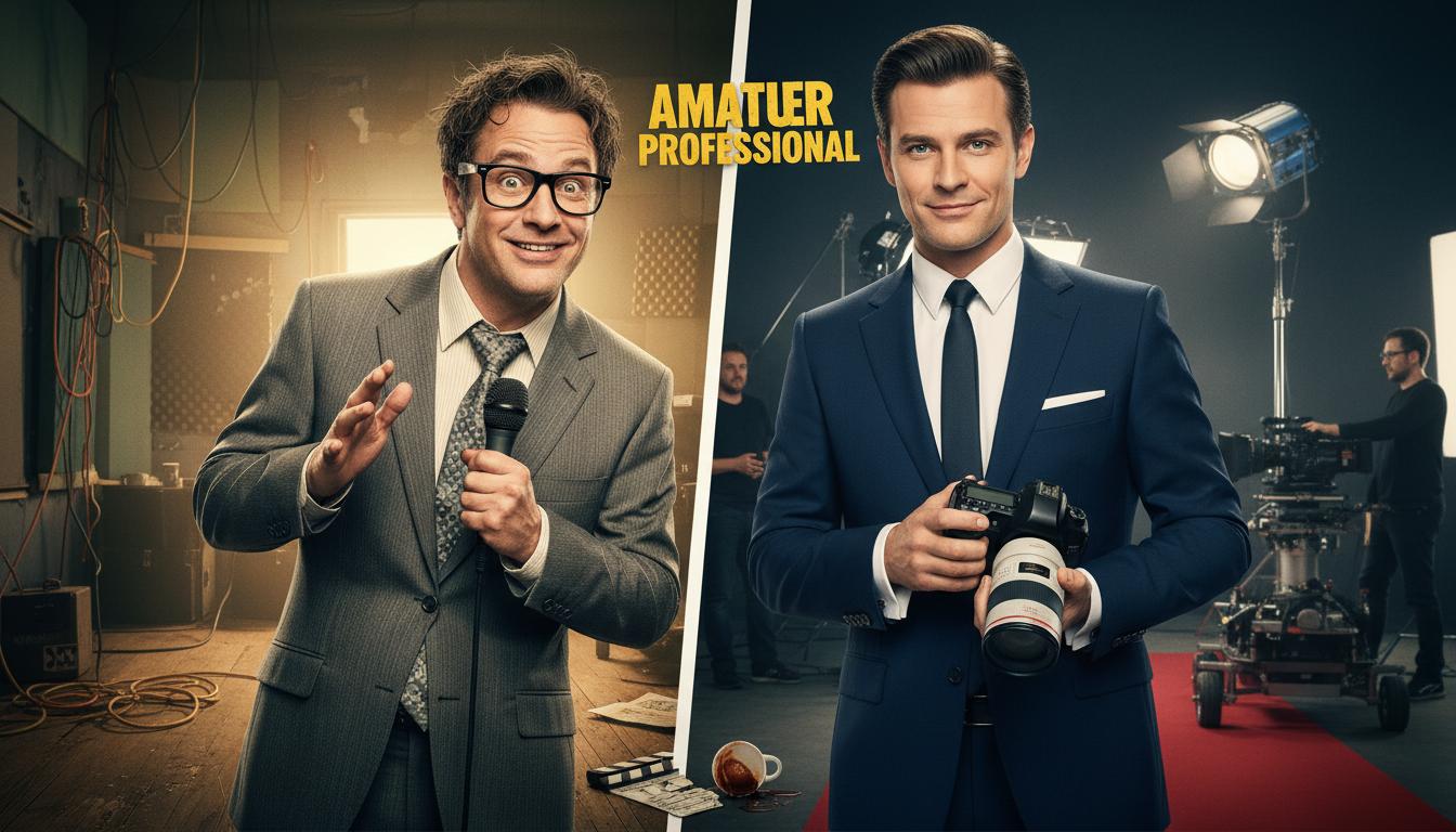 Exploring the Blend of Amateur and Professional Comedy in Movies