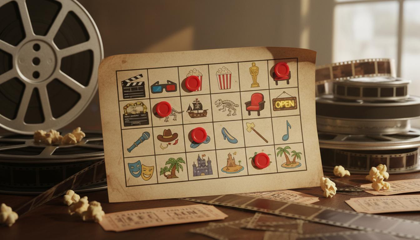 How to Play Movie Bingo for More Fun During Film Nights