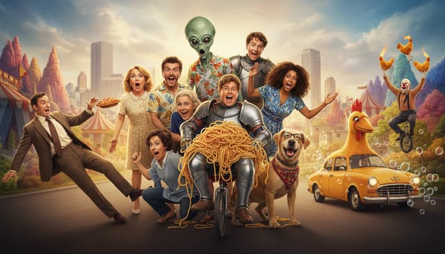 Exploring movie blending in comedy: techniques and examples