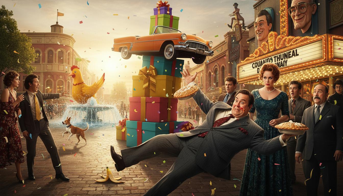 Exploring the Charm of Broad Comedy in Movie Cinema