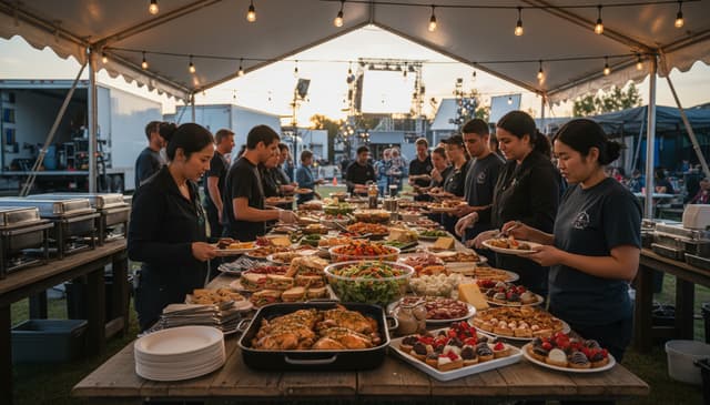 How Movie Catering Enhances the Filming Experience Behind the Scenes