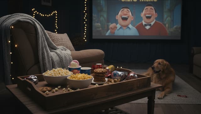 How movie comfort food shapes the comedy cinema experience