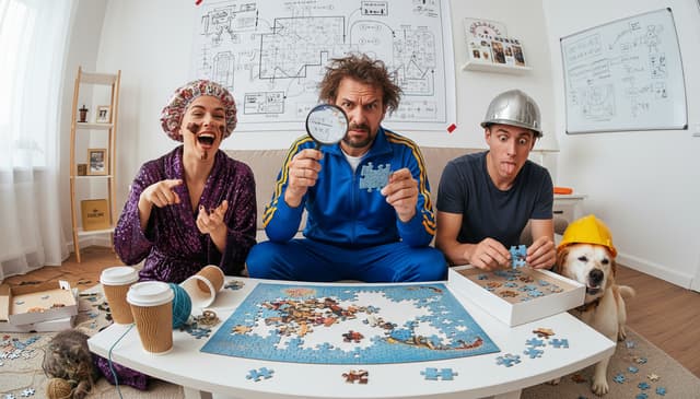 How movie completing puzzle comedy brings laughs and satisfaction