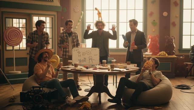 Exploring the movie creative process in comedy cinema