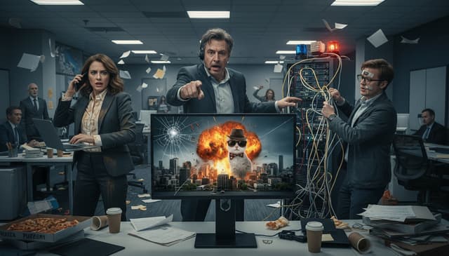 How movie crisis management comedy balances humor and real challenges