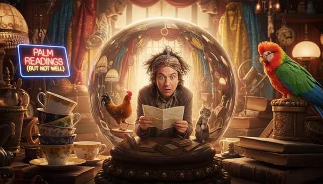 How the movie crystal ball comedy blends humor with foresight