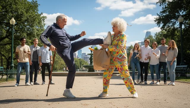 How movie fighting age comedy shapes character and humor development