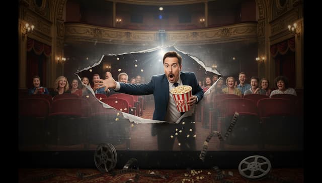 Exploring fourth wall comedy in modern movie cinema