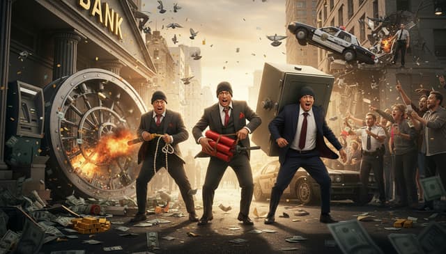 How a Movie Heist Disaster Comedy Blends Laughter with Chaos