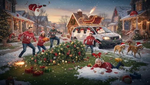 How holiday disaster comedy movies capture festive chaos with humor