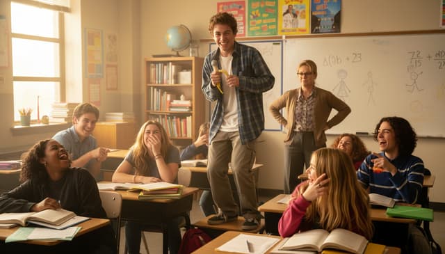How movie in class comedy brings laughter to the classroom experience