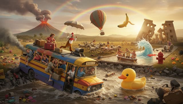 How movie journey disaster comedy blends humor with chaos