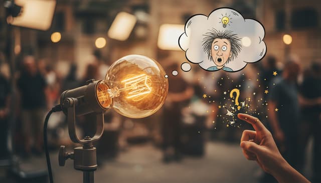 How a Movie Lightbulb Moment Shapes Comedy Storytelling
