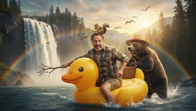 How movie man vs nature comedy brings laughter to wild adventures