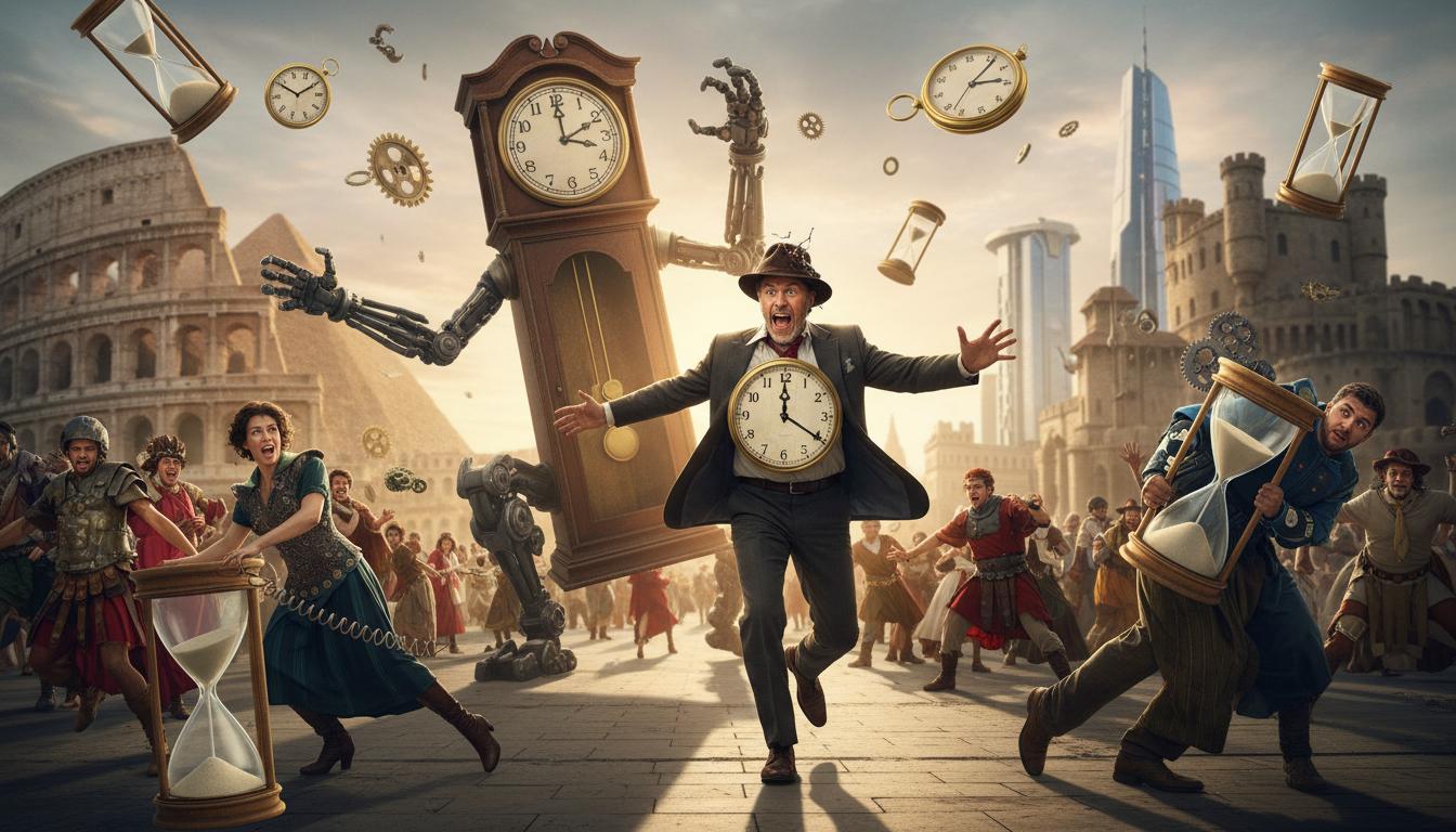 How Man Vs Time Comedy Explores the Battle Against the Clock