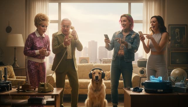 How movie misunderstandings create comedy across generations