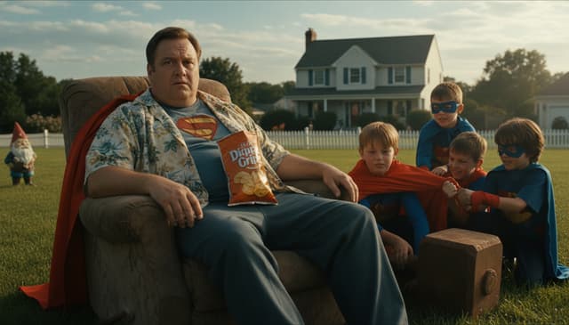 The charm of a movie retired superhero comedy: what makes it work