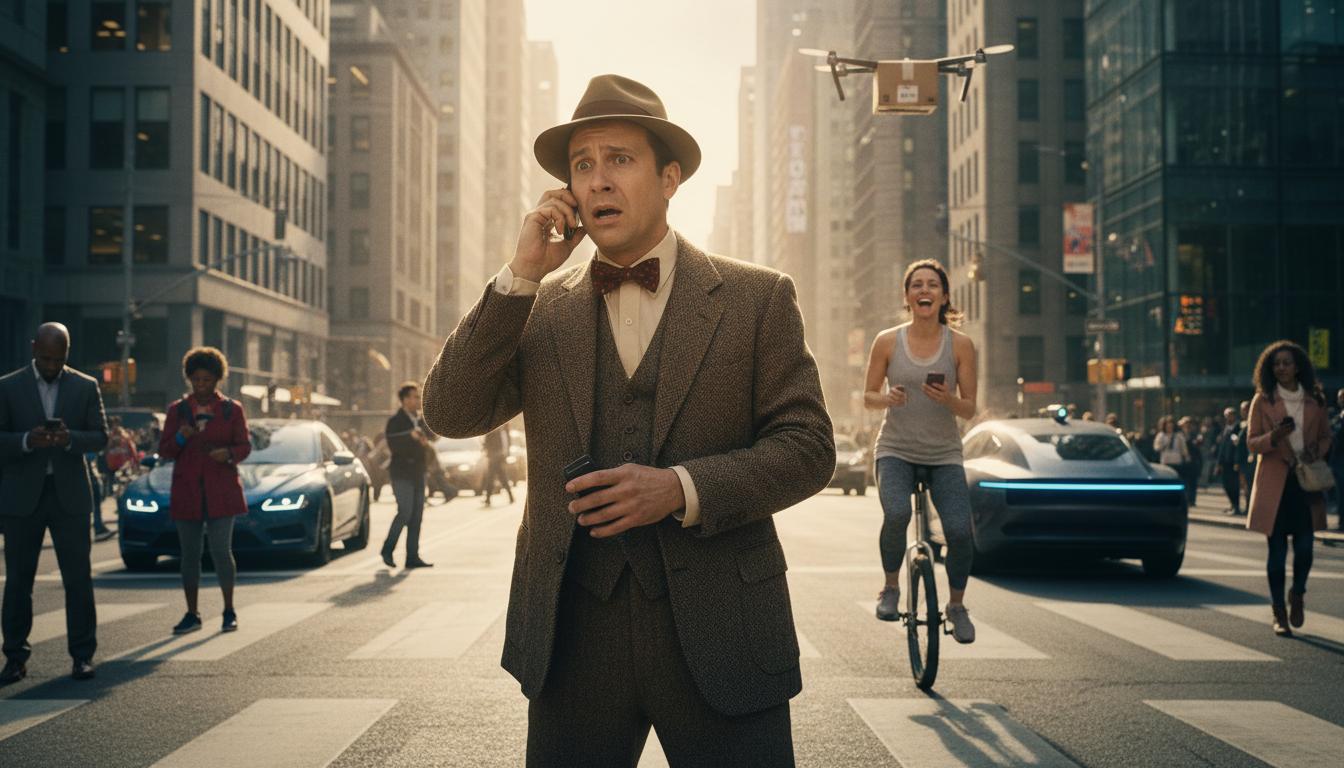 How Movie Stuck in Past Comedy Explores Nostalgia and Humor