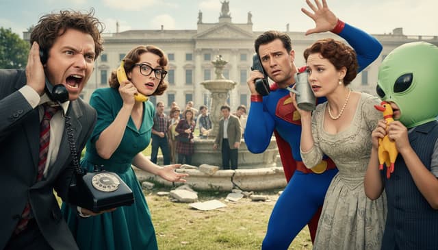 How the movie telephone game creates unexpected comedy moments