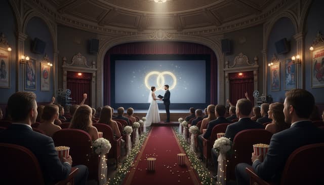 How movie theater weddings create unforgettable celebrations