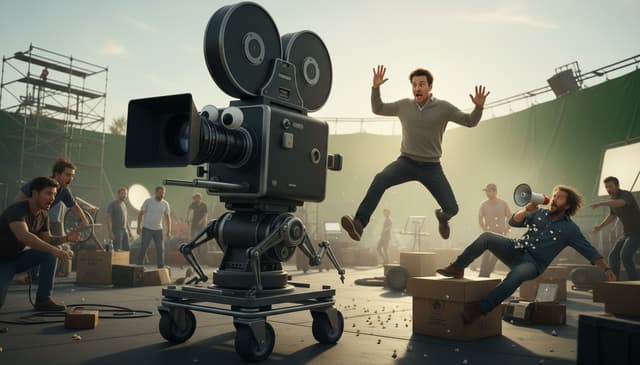 How visible camera enhances comedy in modern movies