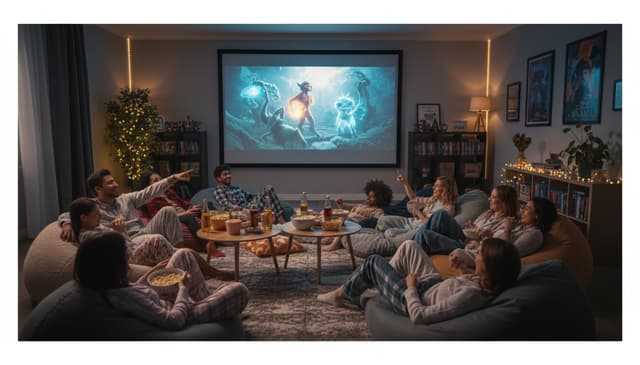 How to host memorable movie watch parties with friends and family