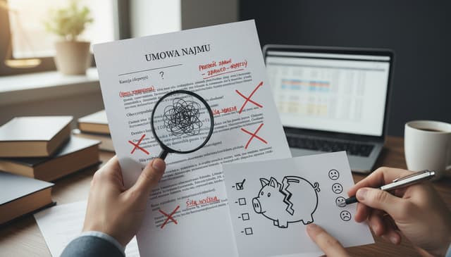 Najczęściej popełniane błędy w umowach najmu: praktyczny przewodnik