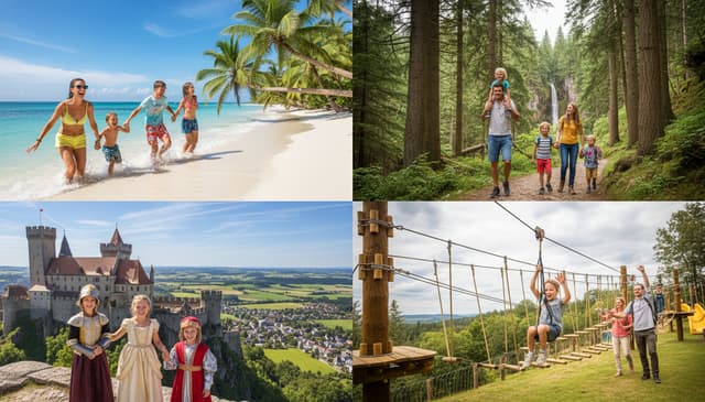 Najlepsze kierunki na wakacje z dziećmi: praktyczny przewodnik