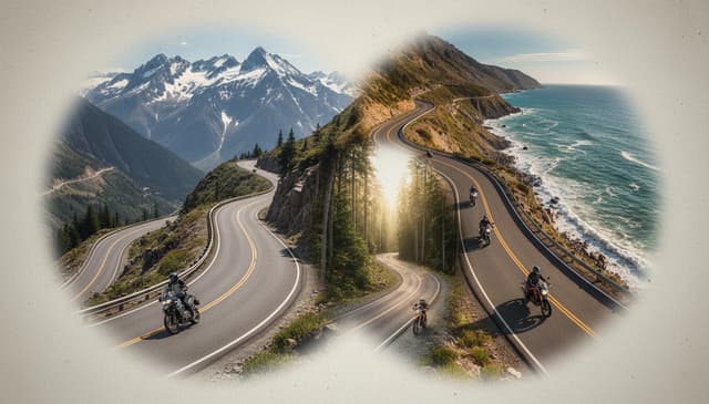 Najlepsze miejsca na podróżowanie motocyklem: praktyczny przewodnik