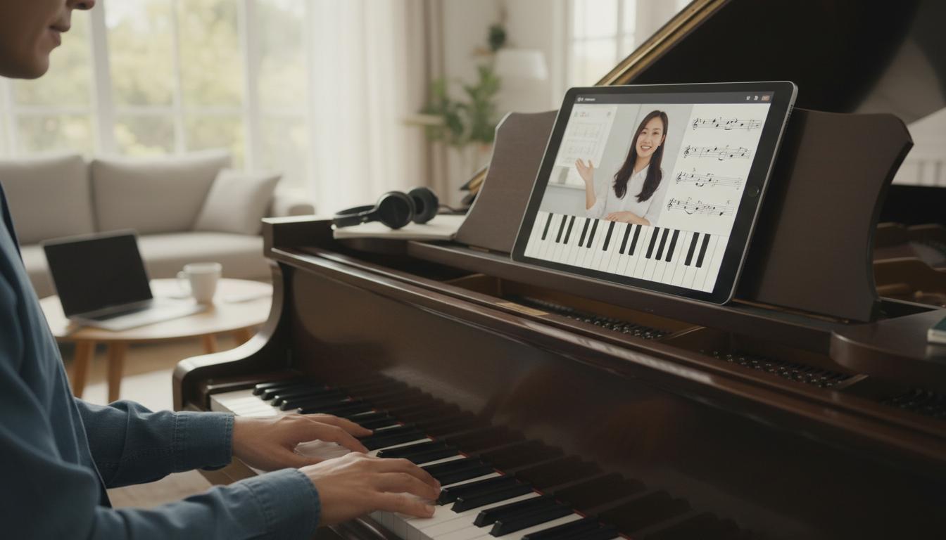 Nauka fortepianu online: praktyczny przewodnik dla początkujących
