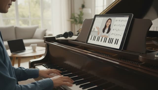 Nauka fortepianu online: praktyczny przewodnik dla początkujących