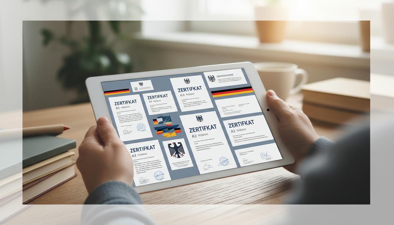Niemiecki certyfikaty online: jak zdobyć i przygotować się skutecznie