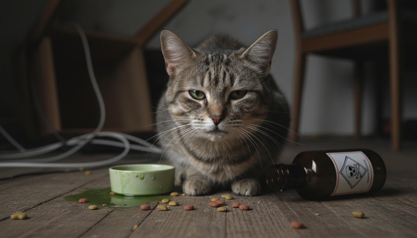 Objawy zatrucia kota: jak je rozpoznać i co zrobić krok po kroku