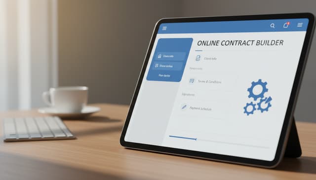 How Online Contract Builder Software Simplifies Agreement Creation